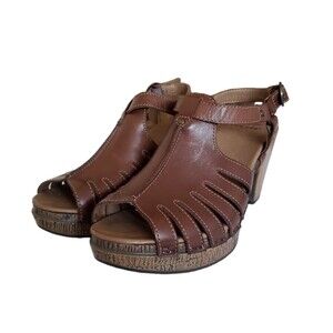 Dansko Womens Randy Randa Strappy Heels Clog Sandals Shoes Size 41 Size 10.5 -11